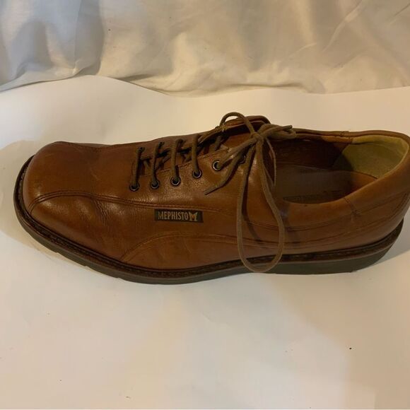 Mens Mephisto Abel Air Relax Goodyear Welt Derby Leather Walking Shoes Size 10 main image 9